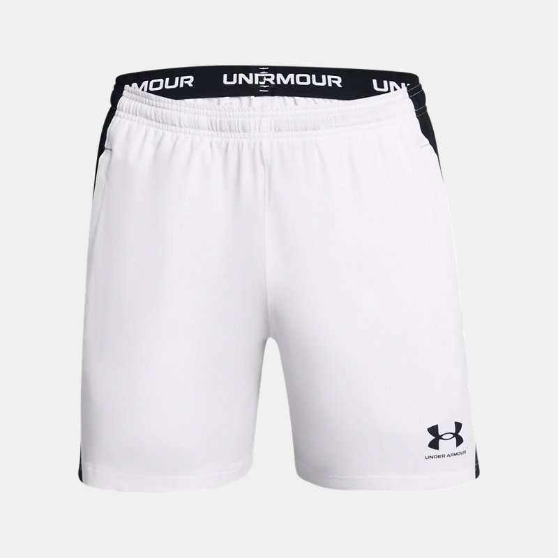 Men's  Under Armour  Challenger Pro Woven Shorts White / Black XL